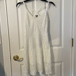 White lace dress